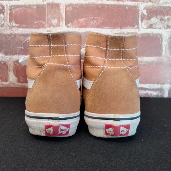 Vans Shoes Womens Size 6.5 Orange Classic Off The Wall High Tops SK8-HI Platform - Picture 6 of 7